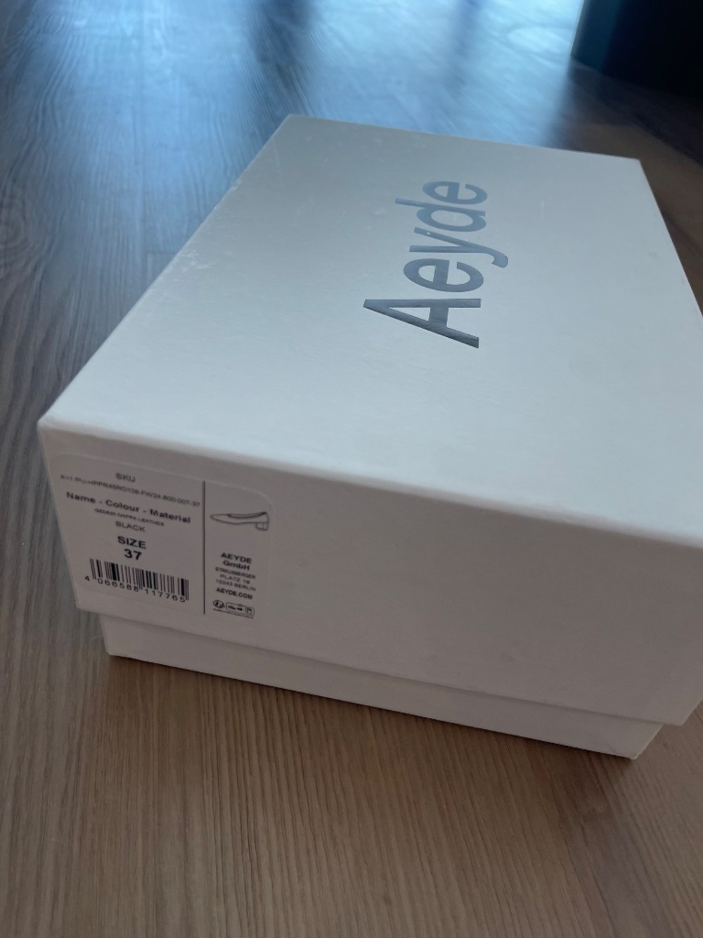 Aeyde LEATHER BALLERINA SHOES *New* - Picture 5 of 8